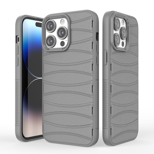 

For iPhone 14 Pro Max Multi-tuyere Powerful Heat Dissipation Phone Case(Grey)