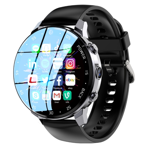 4G Smart Watch Phone with GPS 2GB+16GB/ 4GB+64GB 1.54'' Round Screen Men  Smartwatch Dual Camera Android 8.1 WiFi Google Maps Video Chat IP67