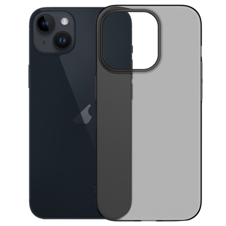 

For iPhone 14 High Transparency Ice Fog Phone Case(Translucent Gray)
