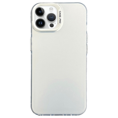 

For iPhone 14 Pro Semi Transparent Frosted PC Phone Case(White)