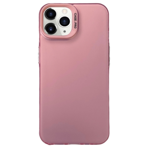 

For iPhone 11 Pro Max Semi Transparent Frosted PC Phone Case(Pink)