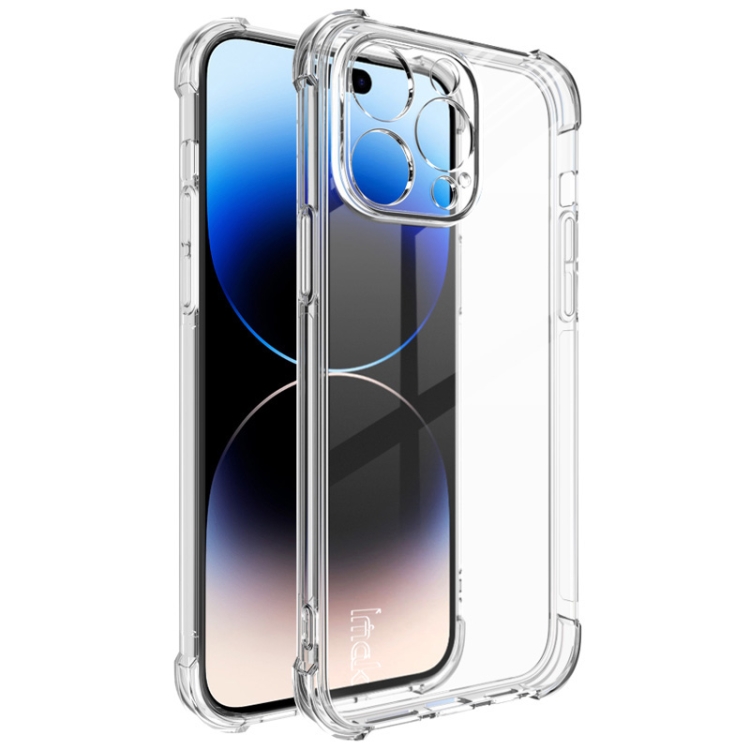 

For iPhone 15 Pro Max imak Shockproof Airbag TPU Phone Case(Transparent)