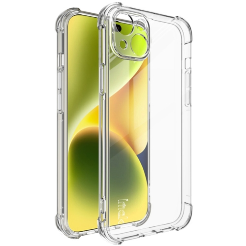

For iPhone 15 Plus imak Shockproof Airbag TPU Phone Case(Transparent)