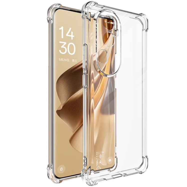 

For OPPO Reno10 5G imak Shockproof Airbag TPU Phone Case(Transparent)