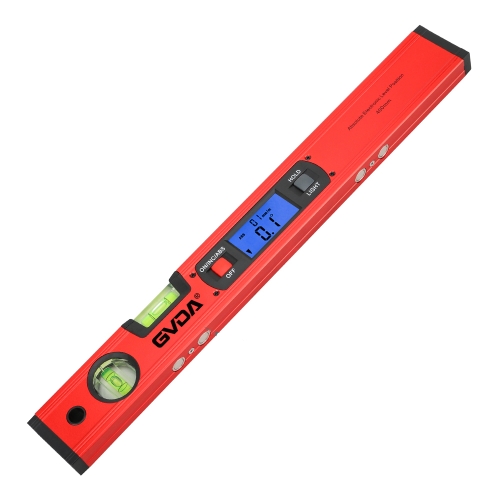 

GVDA GD-H400M Digital Level 360 Measure Protractor Level Ruler(Red)