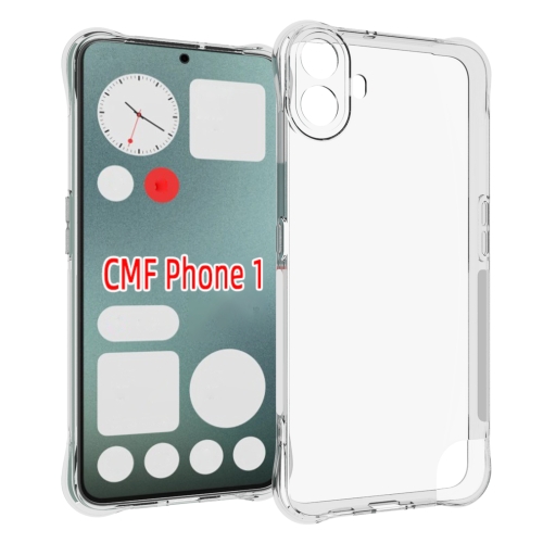 

For Nothing CMF Phone 1 Shockproof Non-slip Thickening TPU Phone Case(Transparent)