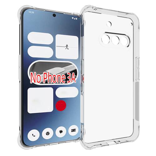 

For Nothing Phone 3a Shockproof Non-slip Thickening TPU Phone Case(Transparent)