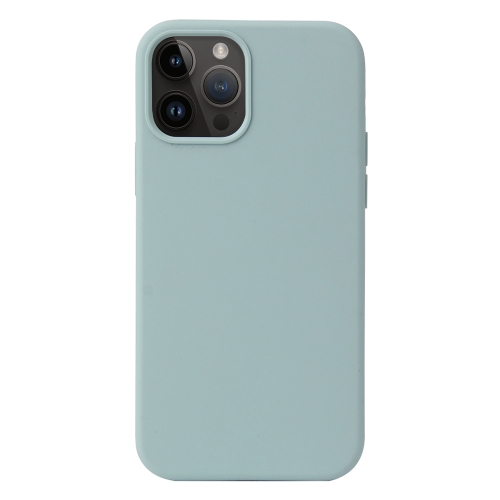 

For iPhone 15 Pro Max Liquid Silicone Phone Case(Emerald Green)