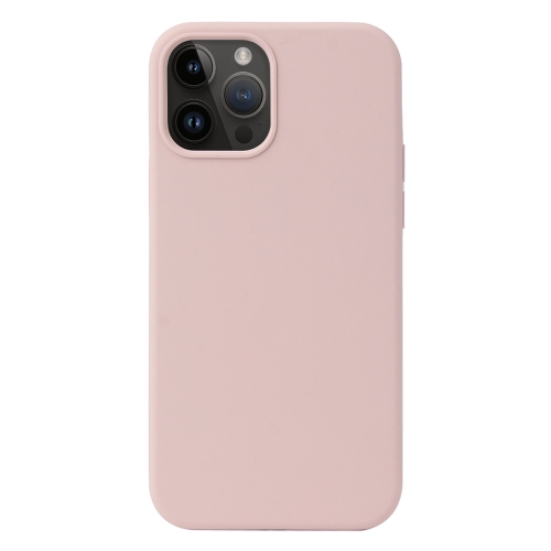 

For iPhone 15 Pro Max Liquid Silicone Phone Case(Sand Pink)