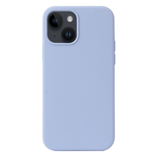 For iPhone 15 Liquid Silicone Phone Case(Lilac Purple)
