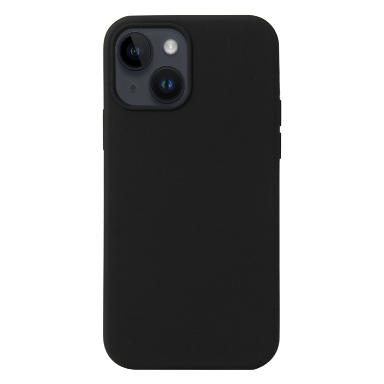 

For iPhone 15 Liquid Silicone Phone Case(Black)