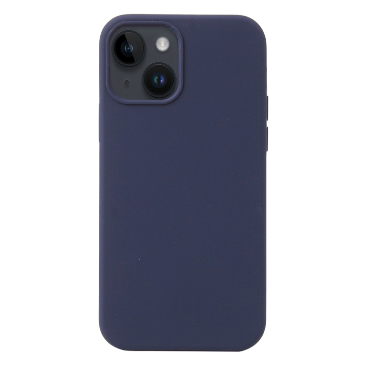

For iPhone 15 Plus Liquid Silicone Phone Case(Midnight Blue)