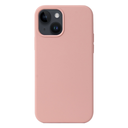 

For iPhone 15 Plus Liquid Silicone Phone Case(Cherry Blossom Pink)