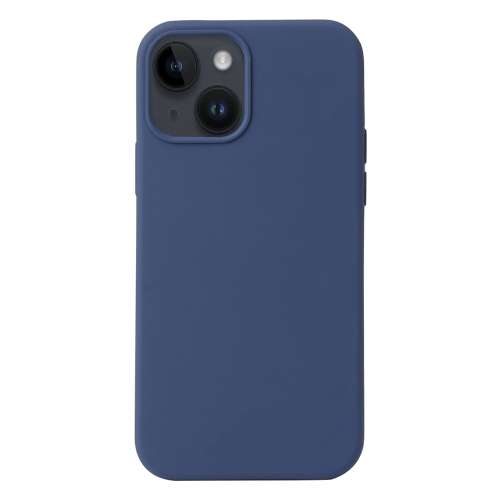 

For iPhone 15 Plus Liquid Silicone Phone Case(Blue)