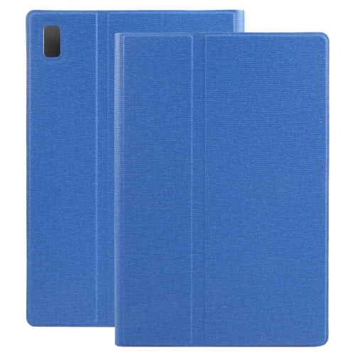 

For BDF P30 WMC0810 / WMC0627 Cloth Texture Leather Tablet Case with Holder(Blue)