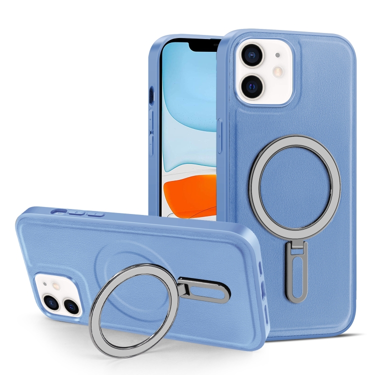 

For iPhone 11 MagSafe Magnetic Holder Phone Case(Sierra Blue)