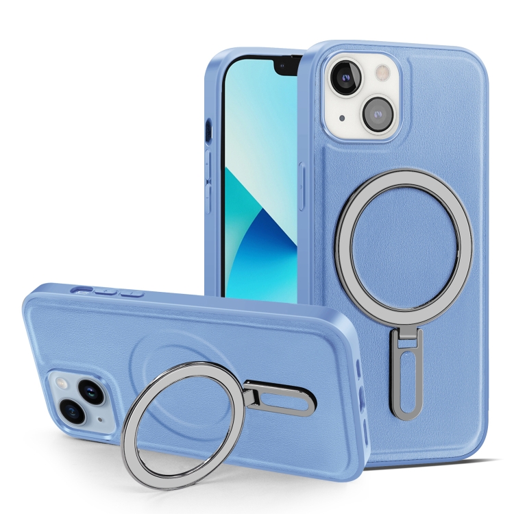 

For iPhone 13 MagSafe Magnetic Holder Phone Case(Sierra Blue)