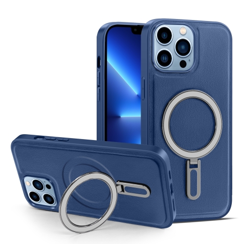 

For iPhone 13 Pro Max MagSafe Magnetic Holder Phone Case(Royal Blue)