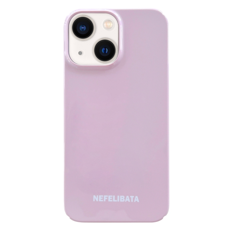 

For iPhone 14 Painted Pattern PC Phone Case(Pink)