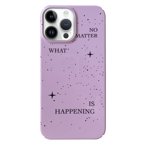 

For iPhone 14 Pro Painted Pattern PC Phone Case(Splashing Ink)