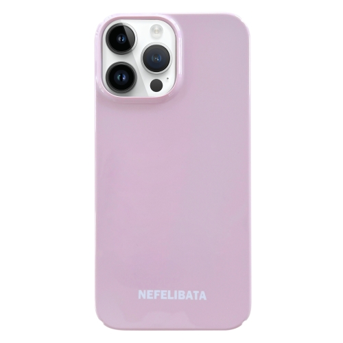 

For iPhone 14 Pro Painted Pattern PC Phone Case(Pink)