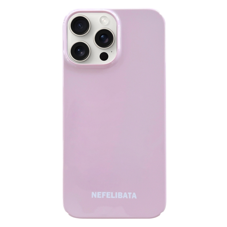 

For iPhone 15 Pro Painted Pattern PC Phone Case(Pink)