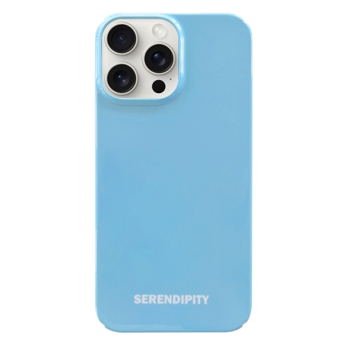 For iPhone 15 Pro Painted Pattern PC Phone Case(Blue)