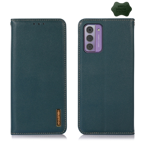 

For Nokia G42 5G KHAZNEH Nappa Top Layer Cowhide Leather Phone Case(Green)