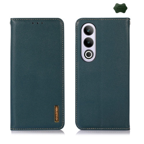 

For OnePlus Nord CE4 5G Global KHAZNEH Nappa Top Layer Cowhide Leather Phone Case(Green)