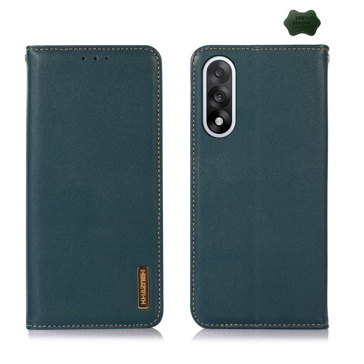 

For OnePlus Nord 5 / Ace 5 Ultra KHAZNEH Nappa Top Layer Cowhide Leather Phone Case(Green)
