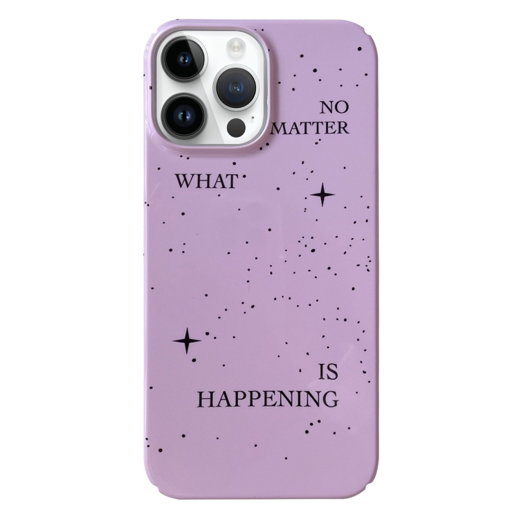 

For iPhone 12 Pro Max Painted Pattern PC Phone Case(Splashing Ink)