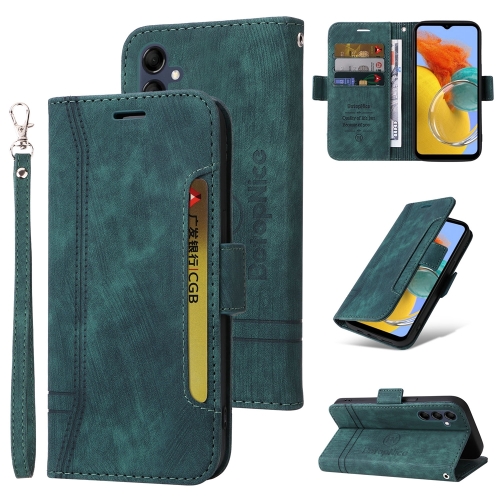 

For Samsung Galaxy M14 5G / F14 5G BETOPNICE Dual-side Buckle Leather Phone Case(Green)