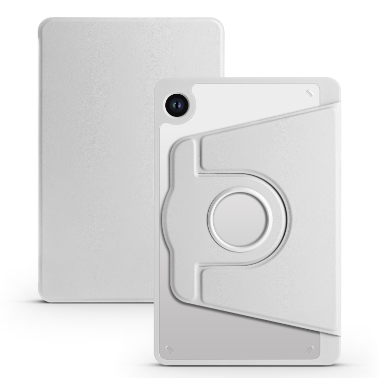 

For Samsung Galaxy Tab A9+ Acrylic 360 Degree Rotation Smart Tablet Leather Case(Space Grey)