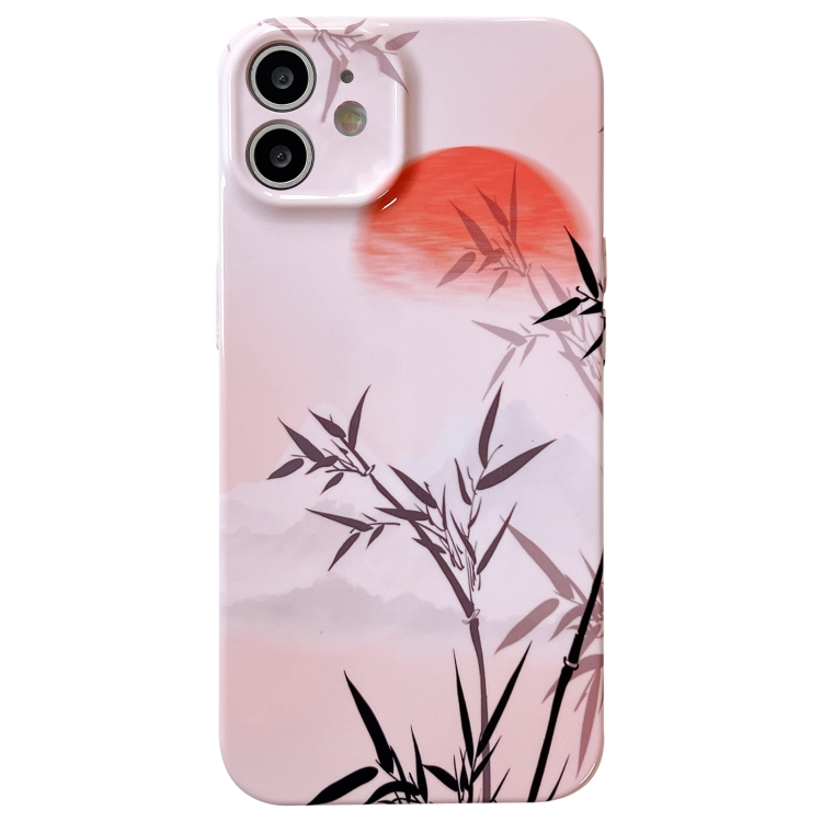 

For iPhone 11 Precise Hole TPU Phone Case(Sunset Bamboo)