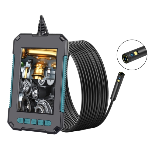 

P40 5.5mm 1080P IP68 Waterproof 4.3 inch Highlight Screen Dual Camera Digital Endoscope, Length:10m Hard Cable