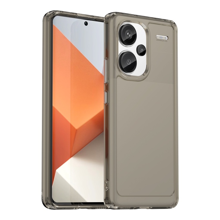 

For Xiaomi Redmi Note 13 Pro+ Candy Series TPU Phone Case(Transparent Grey)