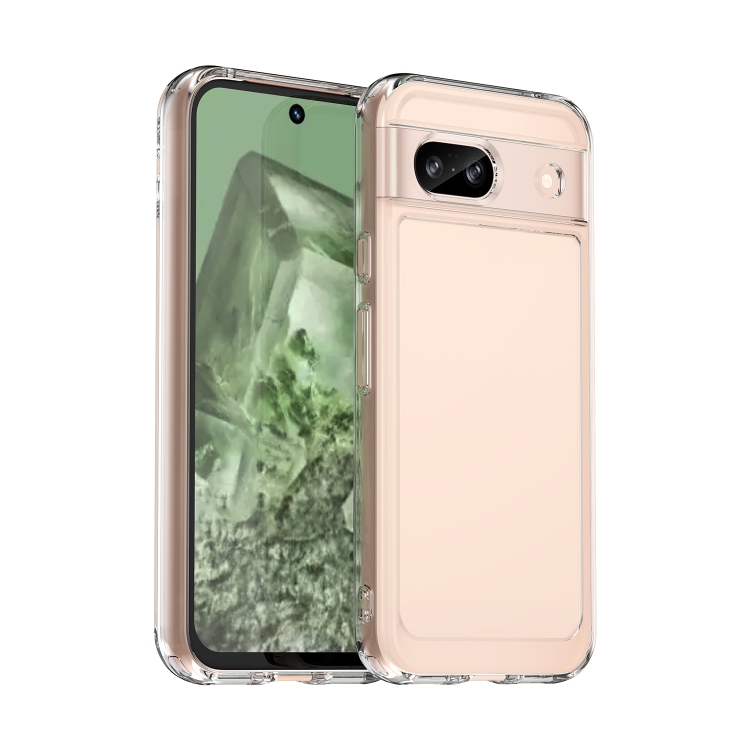 

For Google Pixel 8a Candy Series TPU Phone Case(Transparent)