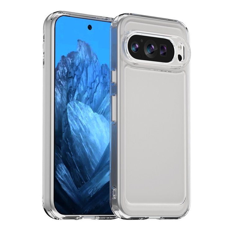 

For Google Pixel 9 Candy Series TPU Phone Case(Transparent)