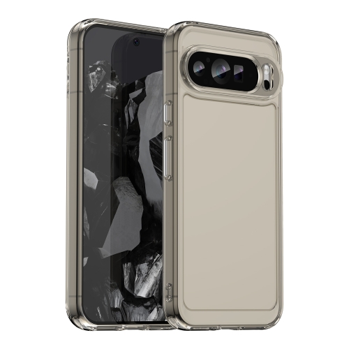 

For Google Pixel 9 Pro XL Candy Series TPU Phone Case(Transparent Grey)