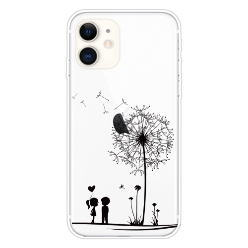 For iPhone 11 Coloured Drawing Pattern Highly Transparent TPU Protective Case(Dandelion)