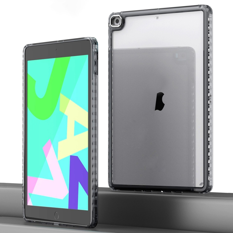 

For iPad 10th Gen 10.9 2022 Clear Acrylic Shockproof Tablet Case(Black)