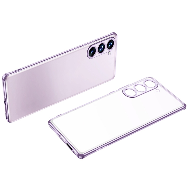 

For Samsung Galaxy S23+ 5G SULADA Electroplating Frosted TPU Phone Case(Purple)