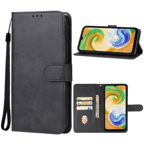 

For Samsung Galaxy A05s Leather Phone Case(Black)