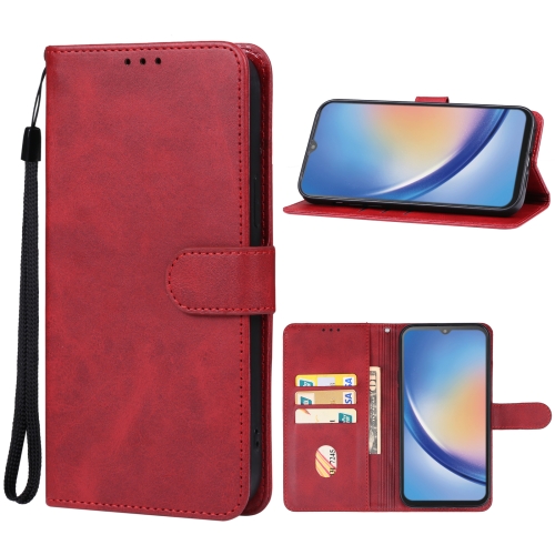 

For Samsung Galaxy Xcover 7 Leather Phone Case(Red)