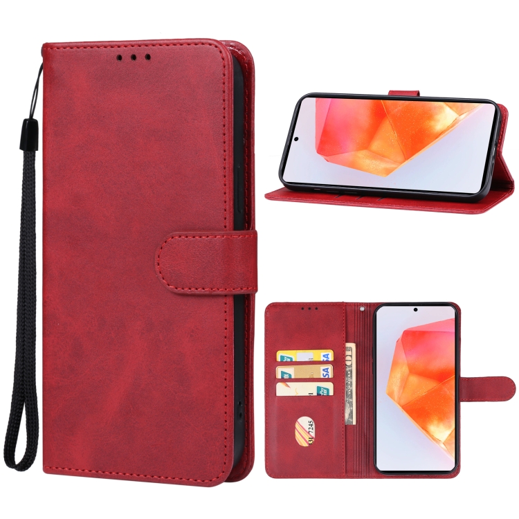 

For Samsung Galaxy C55 Leather Phone Case(Red)