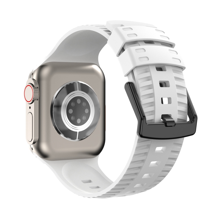 

Tire Texture Silicone Watch Band For Apple Watch 42mm(White)