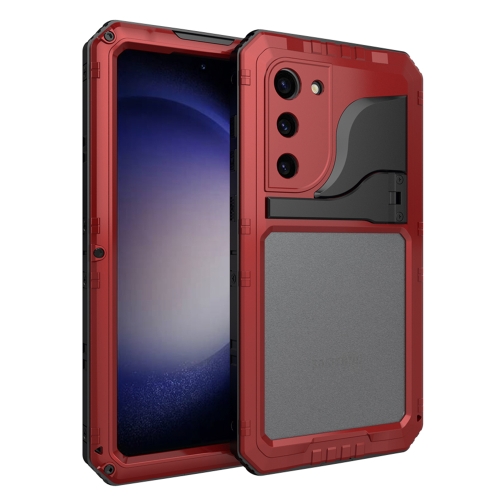 

For Samsung Galaxy S23+ 5G RedPepper Wolf 360 Full Body Rugged IP68 Waterproof Phone Case(Red)