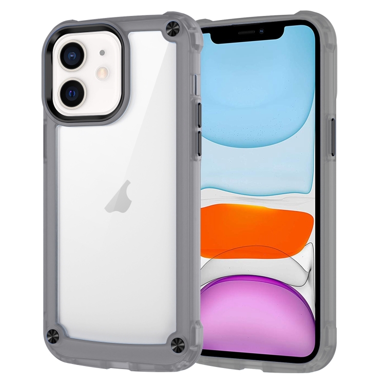 

For iPhone 11 Skin Feel TPU + PC Phone Case(Transparent Black)