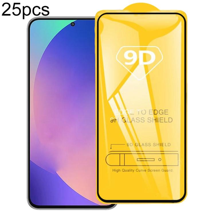

For Samsung Galaxy M36 5G 25pcs 9D Full Glue Screen Tempered Glass Film