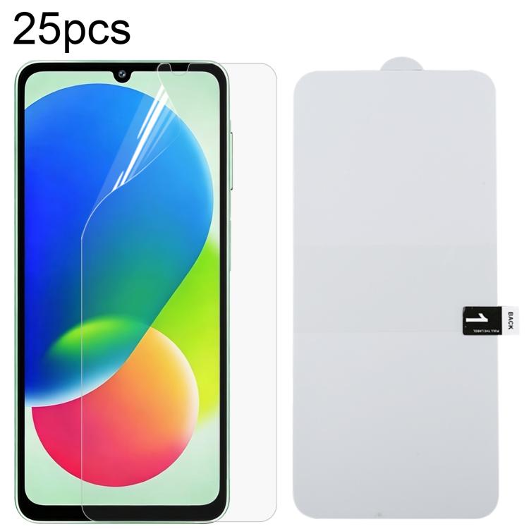 

For Galaxy F07e 4G 25pcs Full Screen Protector Explosion-proof Hydrogel Film